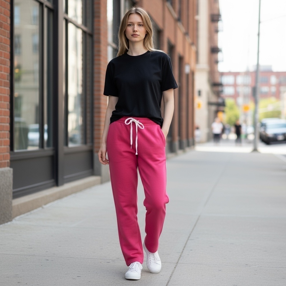 Juicy Couture Pink Wide Leg Track Pants
New
